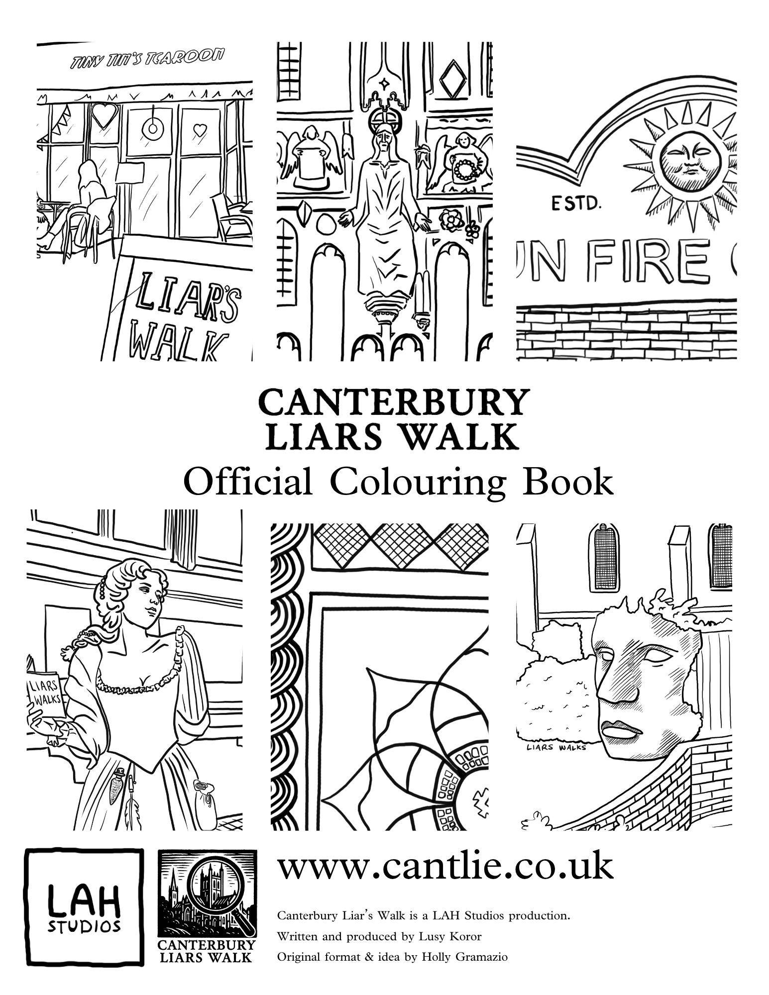 Canterbury Colouring Book